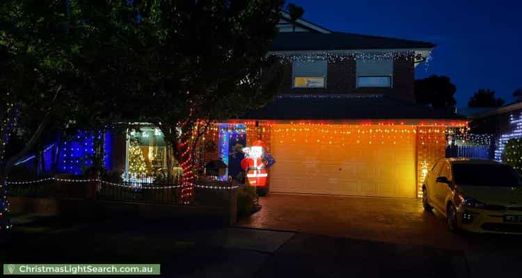 Christmas Light display at 30 Winston Way, Murrumbeena