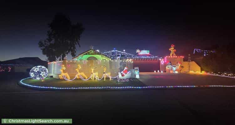 Christmas Light display at 9 Atanasoff Road, Tapping