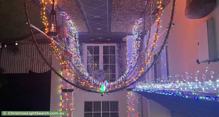 Christmas Light display at 5 Cash Court, Austins Ferry