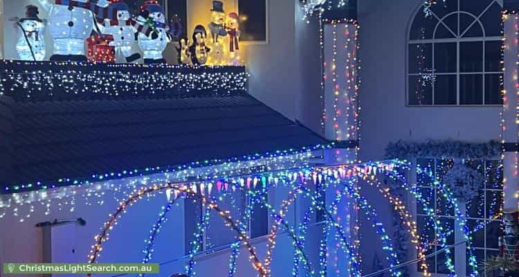 Christmas Light display at 5 Cash Court, Austins Ferry