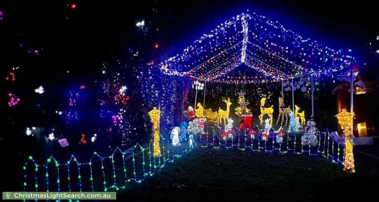 Christmas Light display at 35 McAuley Drive, Rosanna