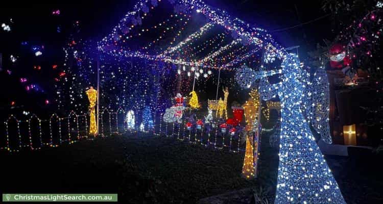 Christmas Light display at 35 McAuley Drive, Rosanna