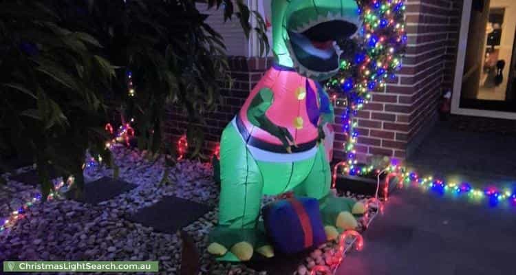 Christmas Light display at 11 Raeburn Street, Pascoe Vale