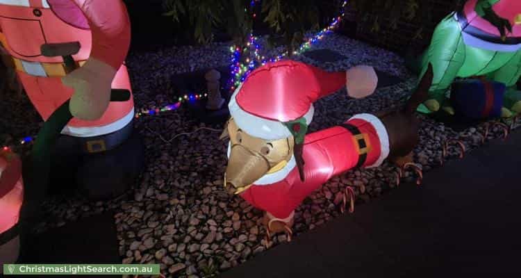 Christmas Light display at 11 Raeburn Street, Pascoe Vale