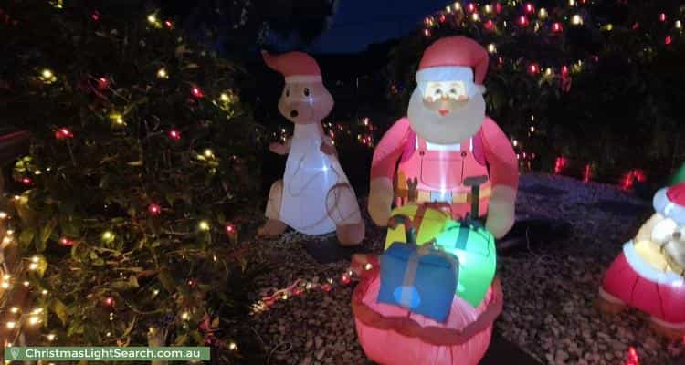 Christmas Light display at 11 Raeburn Street, Pascoe Vale