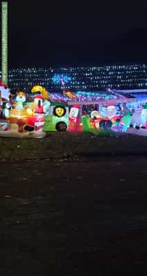 Christmas Light display at 6 Kalori Avenue, Wyoming