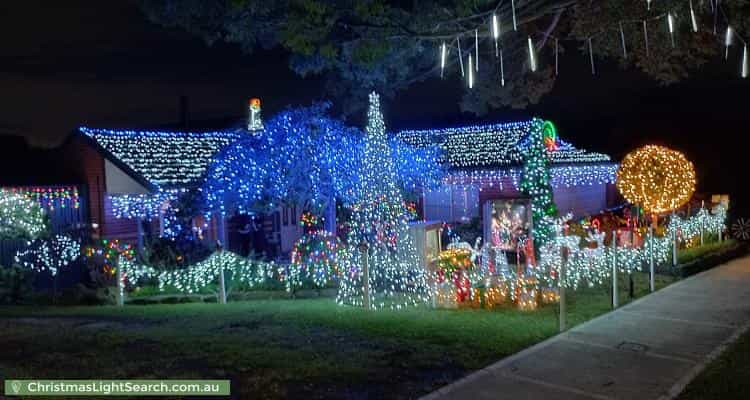 Christmas Light display at 17 Edmonds Street, Narre Warren