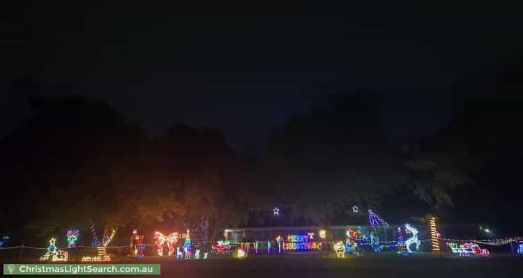 Christmas Light display at 32 Collison Road, Cranbourne East