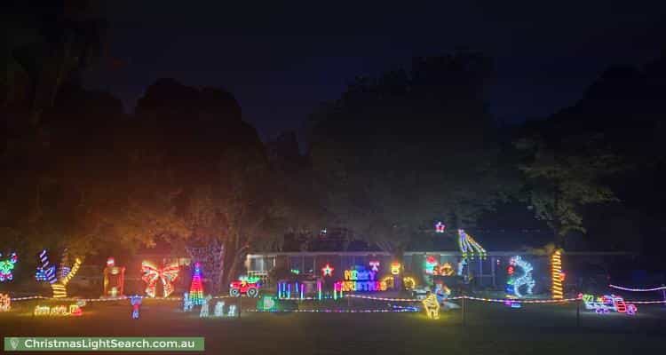 Christmas Light display at 32 Collison Road, Cranbourne East