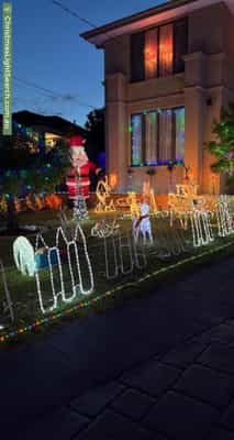 Christmas Light display at 18 Belvoir Street, Doncaster East
