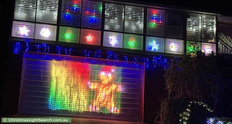 Christmas Light display at 25 Jackson Crescent, Pennant Hills