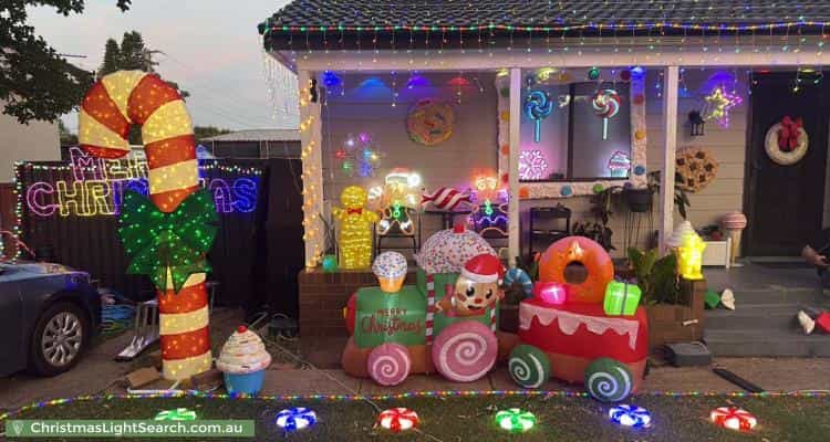 Christmas Light display at 3 Magellan Avenue, Lethbridge Park