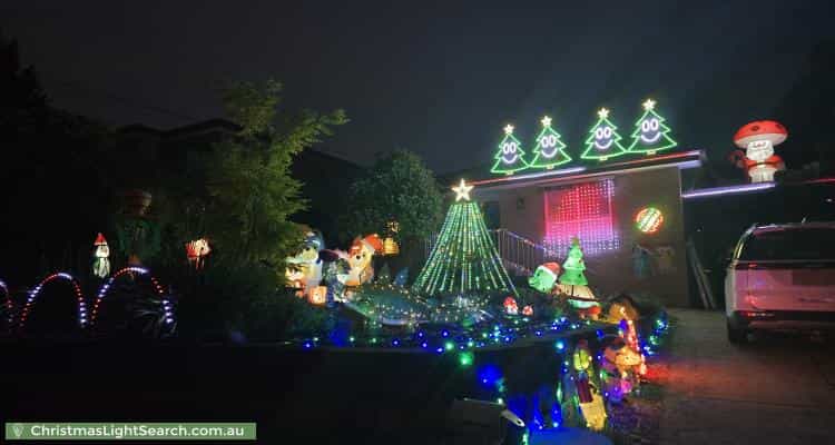 Christmas Light display at 35 Narbethong Drive, Greensborough