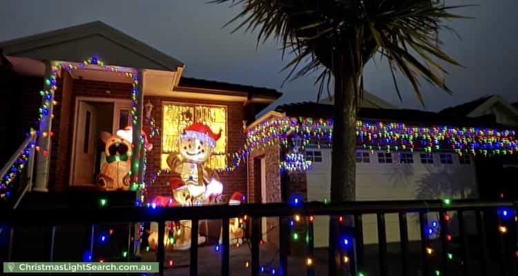 Christmas Light display at 21 Parfrey Avenue, Lalor