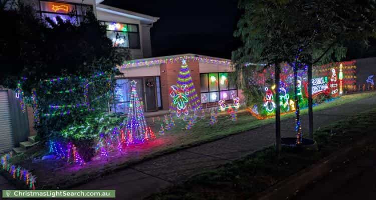 Christmas Light display at 5 Gawler Street, Seaview Downs