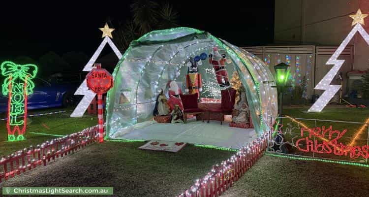Christmas Light display at 52 Tanbark Circuit, Werrington Downs