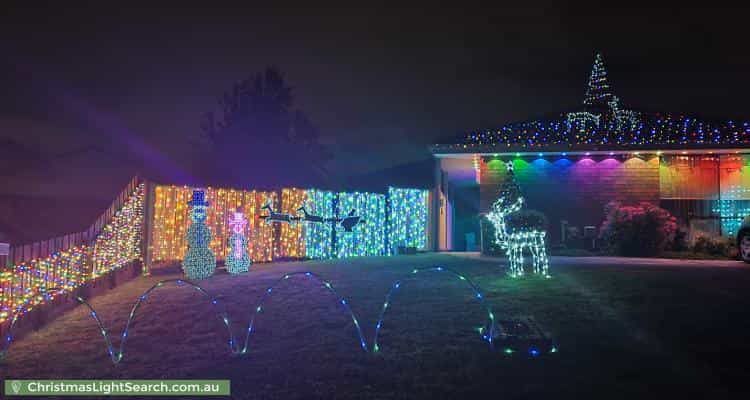 Christmas Light display at 21 Dairyfarm Terrace, Hampton Park