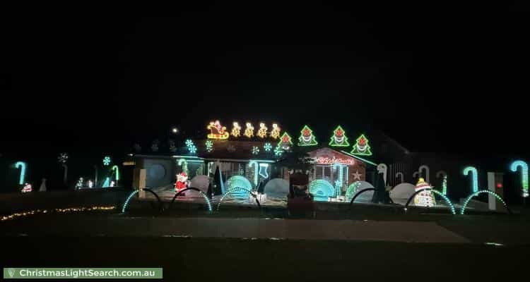Christmas Light display at 9 Fleurs Street, Minchinbury