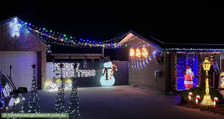 Christmas Light display at 29 McTaggart Crescent, Kambah