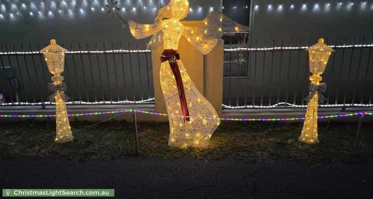 Christmas Light display at 49 Frances Burke Street, Gungahlin