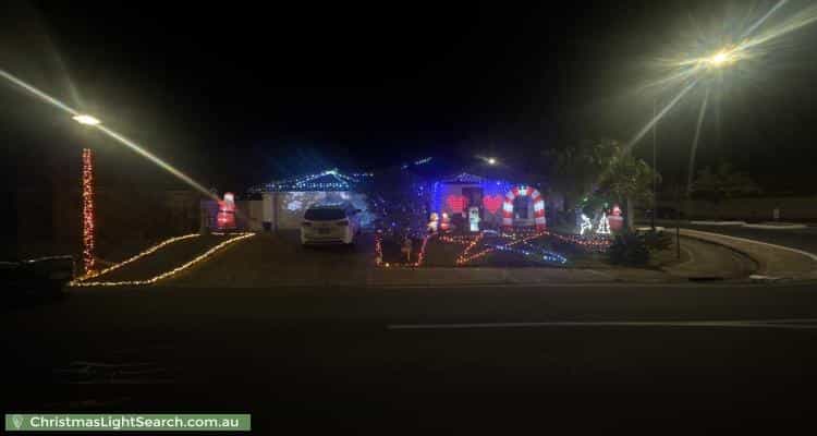 Christmas Light display at 2 Gleeson Grove, Evanston Park