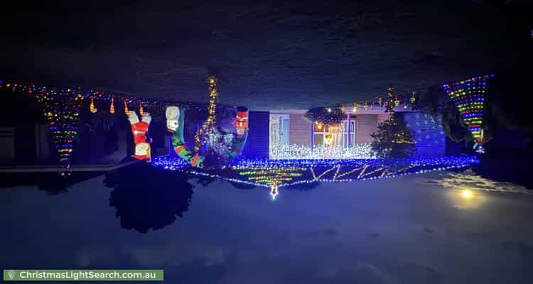 Christmas Light display at 16 Bachmann Avenue, Old Reynella