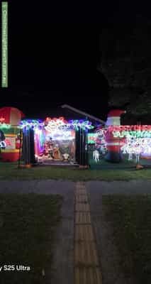 Christmas Light display at 36 Birun Street, Woodridge