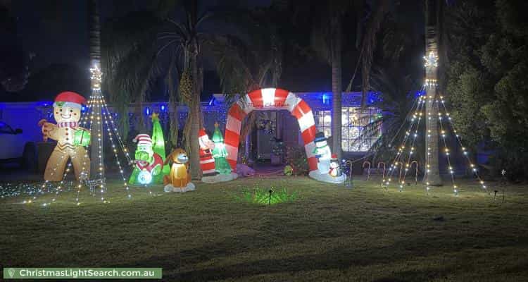 Christmas Light display at 7 Bundalla Court, Kelmscott