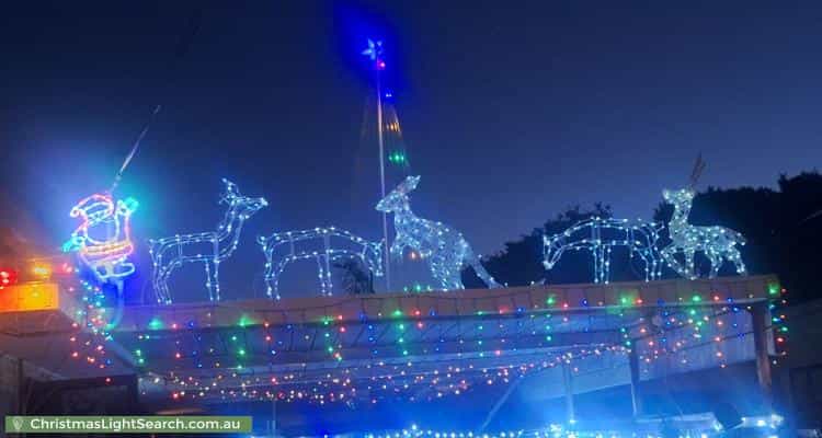 Christmas Light display at 75 Daws Road, Clovelly Park
