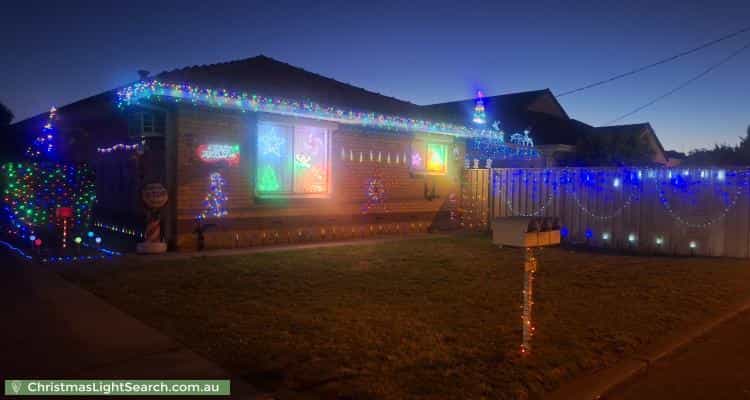 Christmas Light display at 75 Daws Road, Clovelly Park