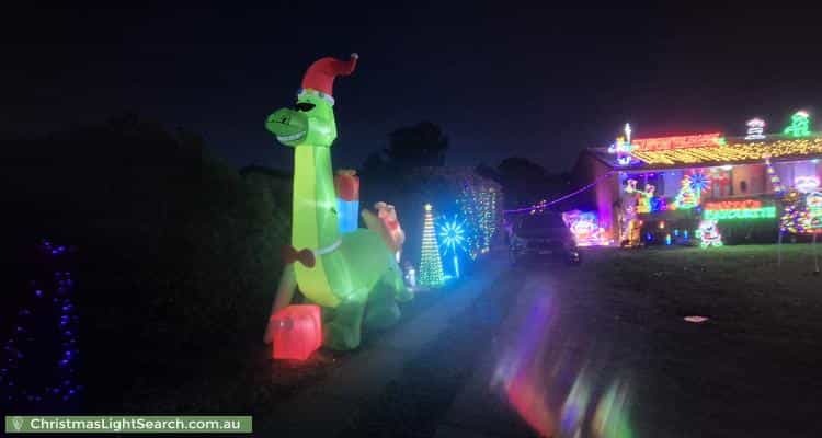 Christmas Light display at  Collins Place, Evatt