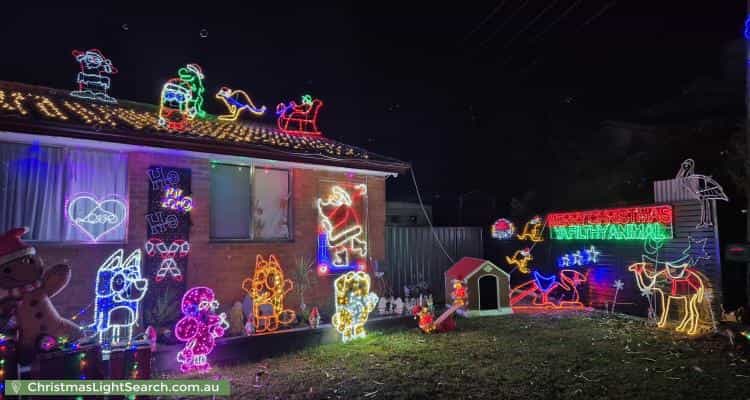 Christmas Light display at  Collins Place, Evatt