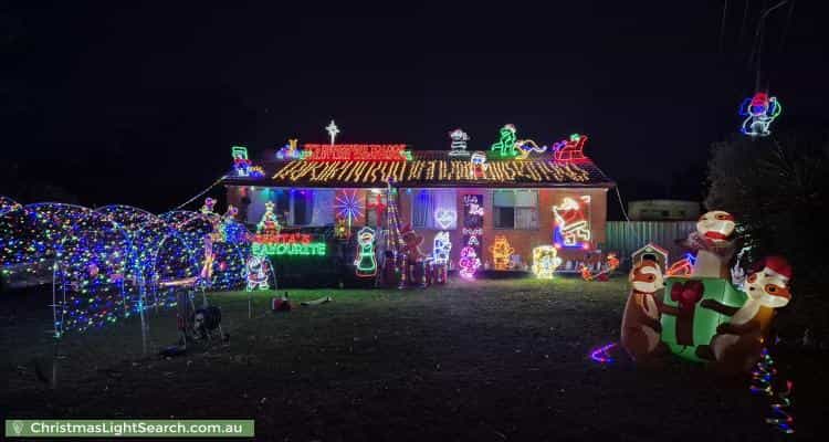 Christmas Light display at  Collins Place, Evatt