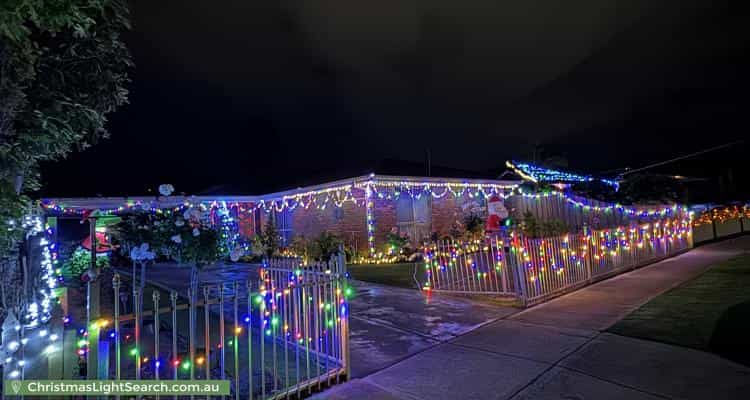 Christmas Light display at 45 Kimberley Road, Werribee
