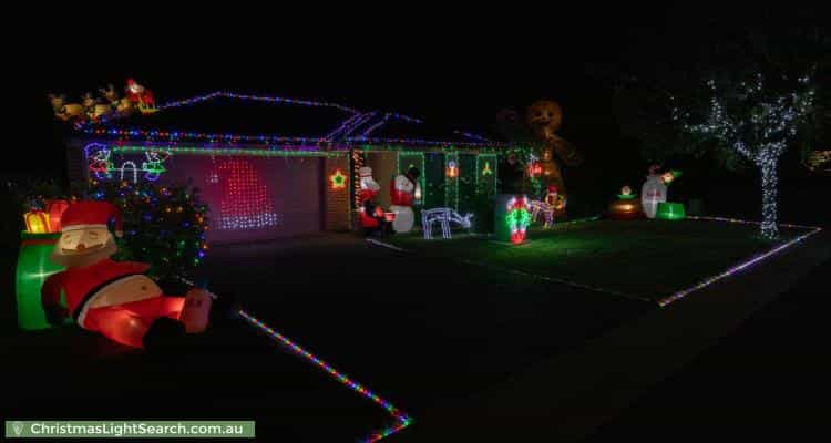 Christmas Light display at 23 Ernestine Circuit, Eagleby