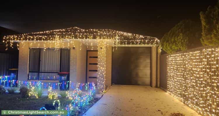 Christmas Light display at 26 Lovelock Street, Highbury