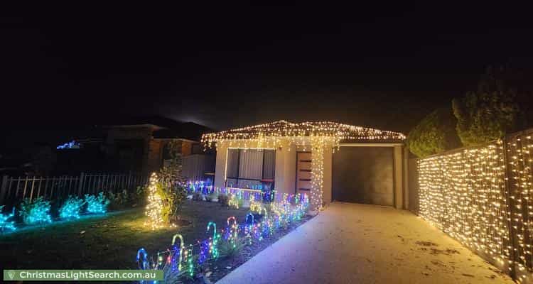 Christmas Light display at 26 Lovelock Street, Highbury