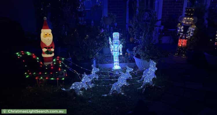 Christmas Light display at 15 Wright Street, Ferryden Park
