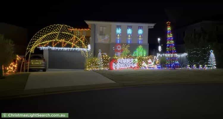 Christmas Light display at 24 Richwood Ridge, Port Macquarie