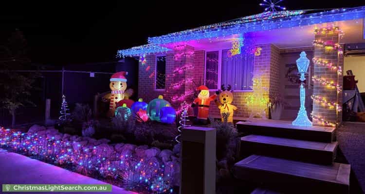 Christmas Light display at 27 Trailwater Court, Warragul