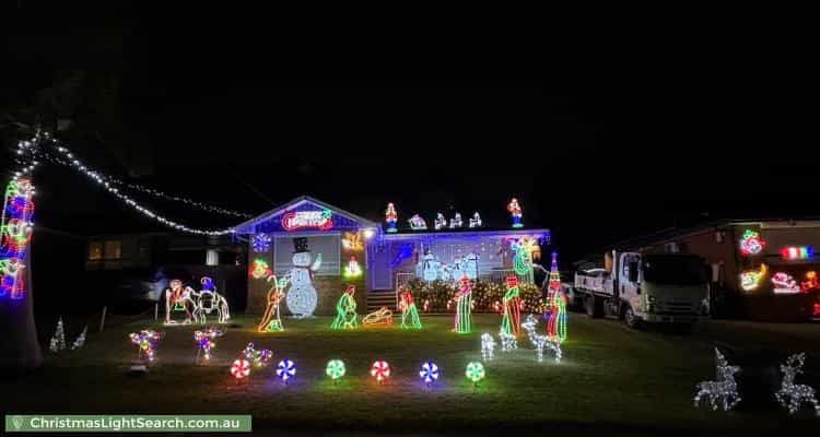 Christmas Light display at 30 Nymboida Street, Greystanes