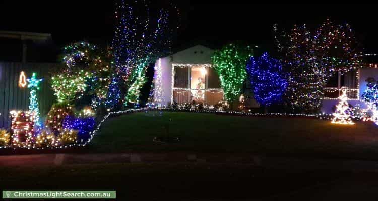 Christmas Light display at 3 Bogong Court, Frankston