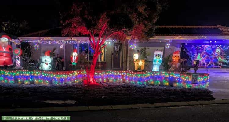 Christmas Light display at 35 Trifund Court, Merriwa