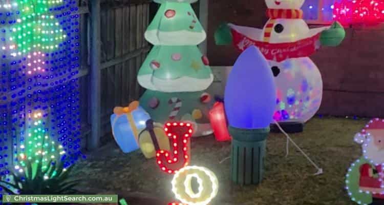 Christmas Light display at 15 Metcalf Crescent, Rowville