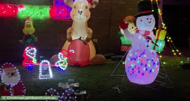 Christmas Light display at 15 Metcalf Crescent, Rowville