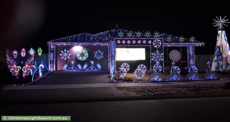 Christmas Light display at 8 Malleefowl Way, Alkimos
