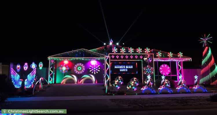 Christmas Light display at 8 Malleefowl Way, Alkimos