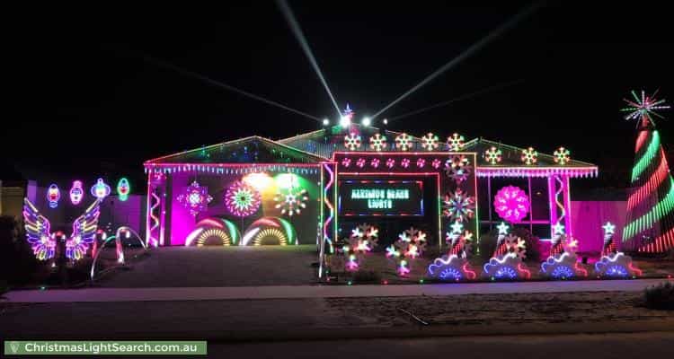 Christmas Light display at 8 Malleefowl Way, Alkimos