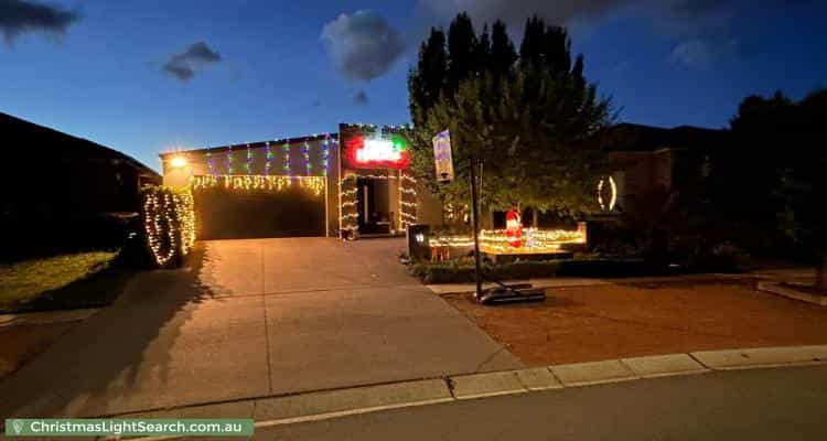 Christmas Light display at 13 Kalianna Street, Harrison