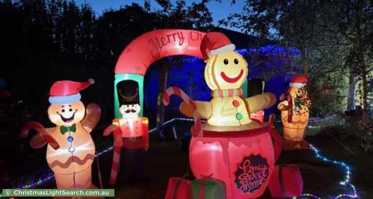 Christmas Light display at 8 Laura Court, Whittlesea